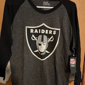 Raiders women half sleeve medium